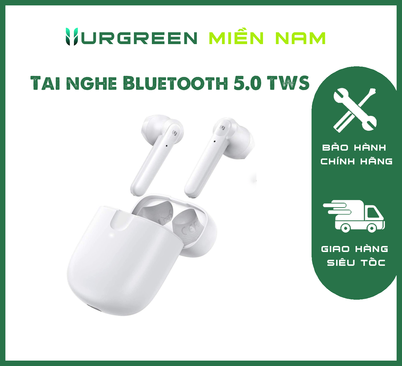Tai nghe Bluetooth 5.0 TWS UGREEN 80652